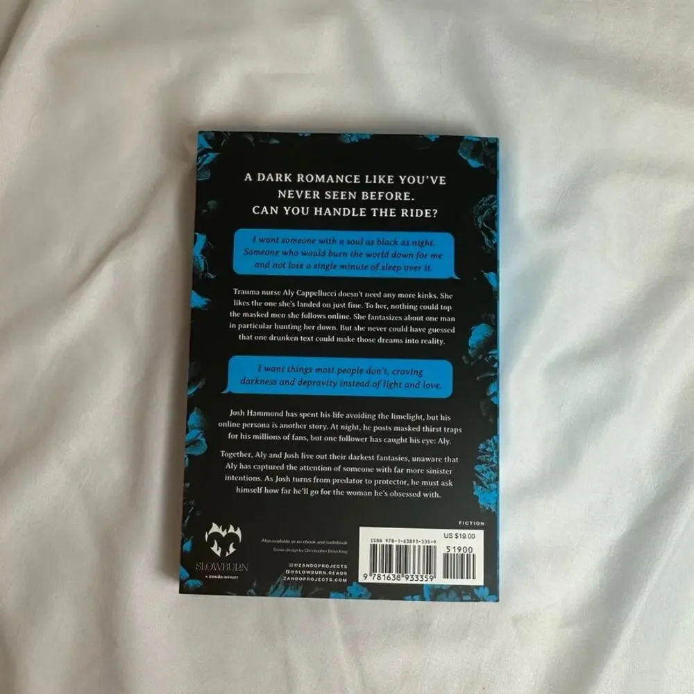 Lights Out Navessa Allen B&N Exclusive Sprayed Edges Paperback Dark Romance